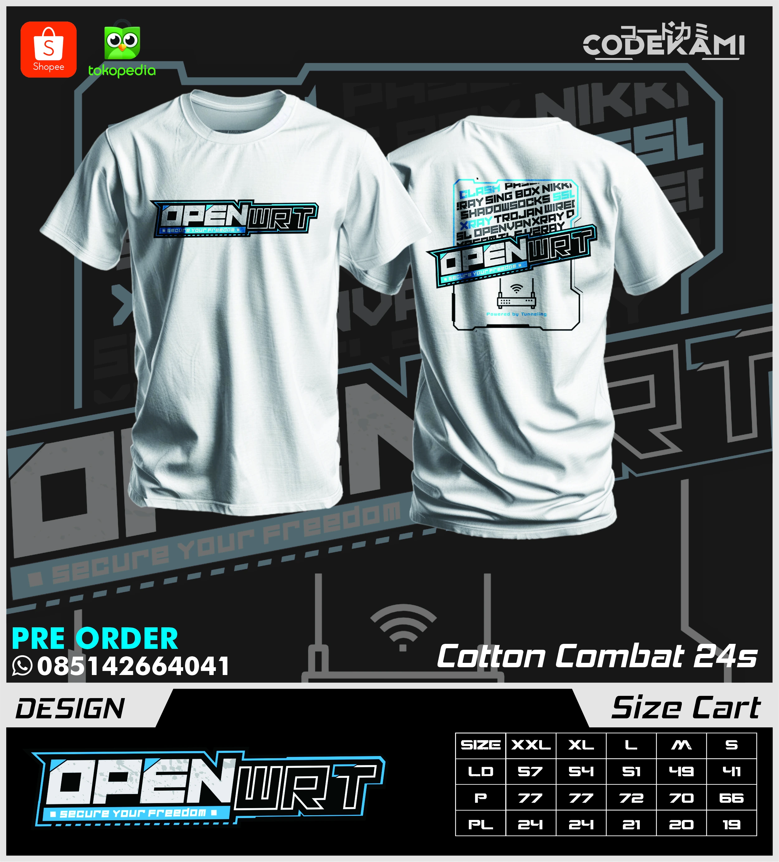 Kaos Putih v2